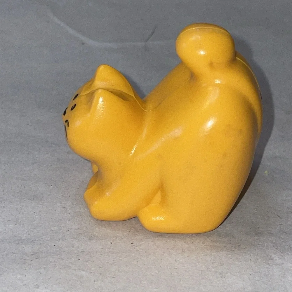 HTF Vintage Little Tikes Kitty Orange Cat Figure Dollhouse Pets Replacement